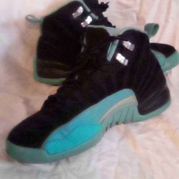 COPY - Blue and black Jordan 12's - Picture 2 of 7